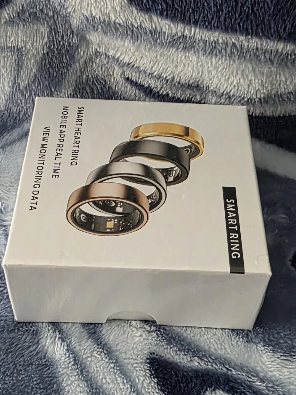 NIB Smart Ring Heart Monitor - Unisex Size: 11 Silver